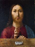 Antonello da Messina Christ Blessing oil painting artist
